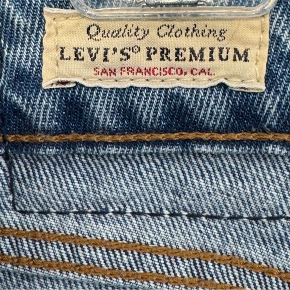 Levi’s Low Loose Raw Hem Straight Leg Jeans W27 L30 - Picture 6 of 10